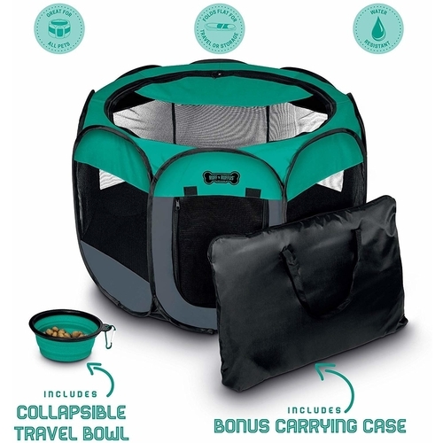 portable foldable pet play pen