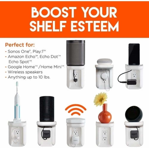 outlet shelf space saving 