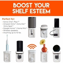 wall outlet shelf holder
